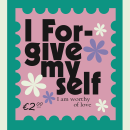 I forgive myself. Traditional illustration, Graphic Design, and Poster Design project by Marisa Jarquin - 08.18.2022