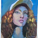 My project for course: Contemporary Oil Portraiture. Un proyecto de Ilustración tradicional, Bellas Artes, Pintura, Ilustración de retrato y Pintura al óleo de Carmen Davalos - 22.08.2022
