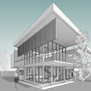 Mi proyecto del curso: Diseño y modelado arquitectónico 3D con Revit. Un projet de 3D, Architecture, Architecture d'intérieur, Modélisation 3D, Architecture numérique , et ArchVIZ de Michelle guadalupe Jimenez jimenez - 27.08.2022