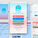 Webapp social iCuida. Design, UX / UI, Design de ícones, e Design de apps projeto de Conchita Pineda - 29.08.2022