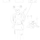 Mi proyecto del curso: Ilustración manga con Procreate. Un proyecto de Ilustración tradicional, Diseño de personajes, Cómic, Ilustración digital, Dibujo digital y Manga de errekaro - 07.09.2022
