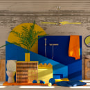 Mi proyecto del curso: Composiciones abstractas con Cinema 4D Ein Projekt aus dem Bereich 3D, 3-D-Modellierung und 3-D-Design von Richard Gustavo Virella Peña - 02.09.2022