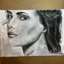 My project for course: Artistic Charcoal Portraiture: Creating Atmosphere. Traditional illustration, Fine Arts, Drawing, Portrait Illustration, Portrait Drawing, Realistic Drawing, and Artistic Drawing project by Aneesa/Yumna - 09.10.2022