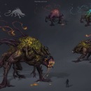 Creature Designs (Personal). Concept Art project by Mayenna Plastow-Smed - 09.11.2022