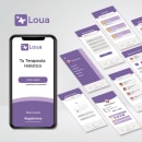 Design Loua Mobile Application. Un proyecto de Diseño y Diseño de apps de Carla Leal - 15.09.2022
