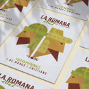Cartel Fiestas La Romana 2022. Un progetto di Design di Laura Díaz - 16.09.2022