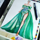 Zuhair Murad inspired couture dress. Fashion project by Debasree Roy - 09.15.2022