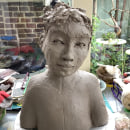 Mijn project van de cursus: Inleiding tot figuratief beeldhouwen met klei. Fine Arts, and Sculpture project by Susan Fifis - 09.18.2022
