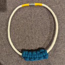 My project for course: Rope Jewelry for Beginners: Make Your Own Necklaces. Un proyecto de Artesanía, Diseño de jo, as, Macramé y Diseño textil de Chiaryn Miranda - 21.09.2022