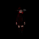 Witch character (OC) rigged and animated character. 3D, Rigging, 3D Animation, 3D Modeling, and 3D Character Design project by Irene Vicente - 09.26.2022