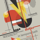 Hugo Distler - in tempore belli /concert poster 2018. Un projet de Événements , et Conception d'affiches de György Szabó - 06.05.2018