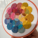 French Knots Pastel. Embroider project by Coricrafts - 10.04.2022