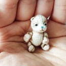 OOAK Micro Bears. Arts, Crafts, To, Design, Art To, s, Crochet, and Knitting project by Polisha ART - 10.10.2022