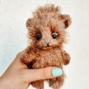 Tobby Bear. Arts, Crafts, To, Design, Art To, s, and Crochet project by Polisha ART - 10.10.2022