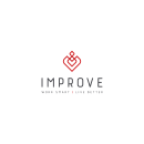 Logo: IMPROVE work smart | live better. Un progetto di Design, Br, ing, Br, identit, Graphic design e Design di loghi di Giuseppe Talarico - 10.10.2022
