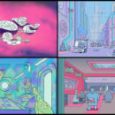 Cartoon Network UK - Elliott from Earth. Een project van  Ontwerp, Animatie y  Art direction van Hugo Moreno - 11.10.2022