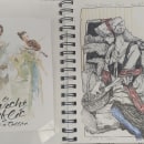 Mandy's sketchbook: Illustrated Diary: Fill Your Sketchbook with Experiences. Un proyecto de Ilustración tradicional, Bocetado, Dibujo, Sketchbook e Ilustración con tinta de Amanda Brown - 11.10.2022