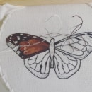 Mi proyecto del curso: Técnicas de bordado realista. Un proyecto de Ilustración tradicional, Bordado, Ilustración textil y Diseño textil de gabicampuzano - 16.10.2022