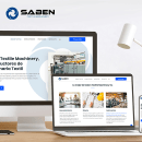 Saben Textile Machinery, fabricación de Ramen textil. Web Design, and SEO project by Jose Medina - 01.04.2022