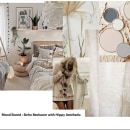 Mood Boards for a selected room in Boho style with a Hippy touch. Interior Design, Decoration & Interior Decoration project by alenuschka - 10.21.2022
