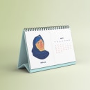 Calendario Mujeres Influyentes. Design, Traditional illustration, and Graphic Design project by eluguina - 11.24.2022
