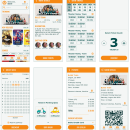 Mockup of a ticketing app for a movie theatre. UX / UI project by akshaypatil26 - 10.27.2022