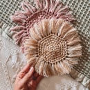 Posa Vasos Boho. Design, and Crochet project by Javiera Ortiz - 10.28.2022