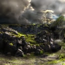 Matte painting. Traditional illustration project by Rafa Tovar Rodríguez - 10.28.2022