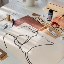 Ink Drawing + Filming. Vídeo, Desenho, Desenho artístico, Instagram, e Desenho anatômico projeto de Anna Pepe - 17.10.2022