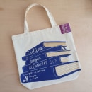 Goethe Institut. Totebags. Screen Printing, and Sewing project by Postal - 11.01.2022
