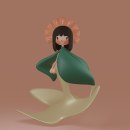 Creación de personajes 3D en Blender . Un proyecto de Ilustración tradicional, Diseño de personajes, Ilustración digital, Modelado 3D y Manga de Ana Sofía Ospina Espejo - 01.11.2022