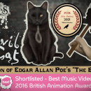 Evil Cat - Animated Music Video - Adaptation of Edgar Allan Poe's "The Black Cat". Un proyecto de Música, Cine, vídeo, televisión, Animación, Dirección de arte y Cine de Tom Yates - 10.09.2015