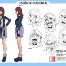 Mi proyecto del curso: Creación de Nicole Satou. Traditional illustration, Character Design, Comic, and Manga project by Camilo Rojo - 11.06.2022