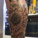 Floral. Desenho de tatuagens projeto de Josana Ribeiro Morais - 18.11.2022