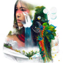 Tulpa. Un proyecto de Diseño, Ilustración, Música, Ilustración de retrato y Producción musical de Mentiradeloro Esther Cuesta - 01.03.2021