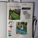 Mi proyecto del curso: Cuaderno de viaje en acuarela. Un projet de Illustration traditionnelle, Aquarelle, Illustration architecturale , et Carnet de croquis de Calef Pardo - 24.11.2022
