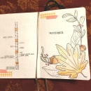 Il mio progetto del corso: Disegno floreale per illustrare il tuo bullet journal. Painting, Lettering, Drawing, Botanical Illustration, H, Lettering, Management, and Productivit project by Silvia Pivetti - 11.27.2022