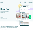 Rentlink - App Design. Design, UX / UI, Br, ing, Identit, Graphic Design, and Product Design project by Camila Castro Yong - 11.30.2022