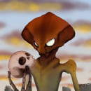 Alien life forms. Comic, Digital Illustration, Concept Art & Ink Illustration project by psiconauticastudio - 12.04.2022