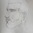 Mijn project van de cursus: Sketchbook met portretten: verken het menselijk gezicht. Esboçado, Desenho, Desenho de retrato, Desenho artístico, e Sketchbook projeto de anikekandelaars - 06.12.2022