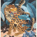 Minhwa Leopard. Illustration, and Gouache Painting project by Georgina Taylor - 12.06.2022