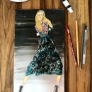 Mi proyecto del curso:  Técnicas creativas para la ilustración de moda. Traditional illustration, Fashion, and Collage project by Melissa Montenegro - 12.05.2022