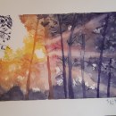 Il mio progetto del corso: Paesaggi incantevoli ad acquerello: dipingi con la luce. Pintura, e Pintura em aquarela projeto de Anna Spizzirri - 12.11.2022