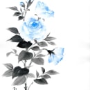 My project for course: Sumi-e Painting with Color for Floral Illustrations. Ilustração, Artes plásticas, Pintura, Ilustração botânica e Ilustração com tinta projeto de Koshu - 13.12.2022