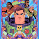 LIGHTYEAR DISNEY. Traditional illustration project by Raul Urias - 12.13.2022