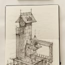 My project for course: Artistic Architectural Drawing with Ink. Un progetto di Illustrazione tradizionale, Disegno, Illustrazione architettonica e Illustrazione con inchiostro di Luke Adam Hawker - 14.12.2022