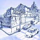 Meu projeto do curso: Sketching arquitetônico para ilustrações urbanas. Un proyecto de Diseño, Ilustración tradicional, Bocetado, Ilustración arquitectónica y Sketchbook de Leo Pontes - 16.11.2022