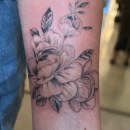 Mi proyecto del curso: Tatuaje botánico con puntillismo. Ilustração tradicional, Desenho de tatuagens e Ilustração botânica projeto de Manu De Leon - 20.12.2022