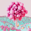 My pink tree. 3D, Animação 3D, Modelagem 3D, e 3D Design projeto de Giulia Ciurriero - 22.12.2022