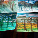 My project for course: Dreamy Watercolor Landscapes: Paint with Light Ein Projekt aus dem Bereich Malerei und Aquarellmalerei von stephen booth - 23.12.2022